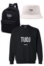 TUOJ KOMPLEKTAS - DŽEMPERIS, KUPRINĖ, KEPURĖ.